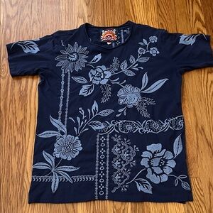 Johnny Was Embroidered Tee